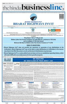 quot The Hindu BusinessLine ePaper Latest Business News and Financial quot The Hindu BusinessLine ePaper Latest Business News and Financial